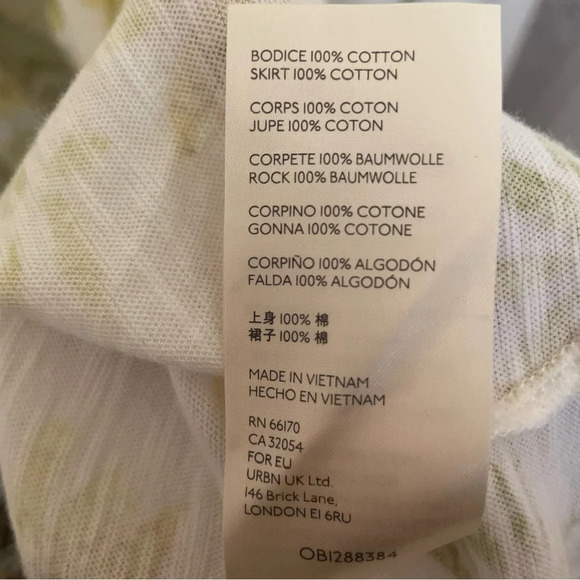 Free People Madison Tank Print Light Combo Drapy Babydoll Boho -Size Small - Picture 5 of 9